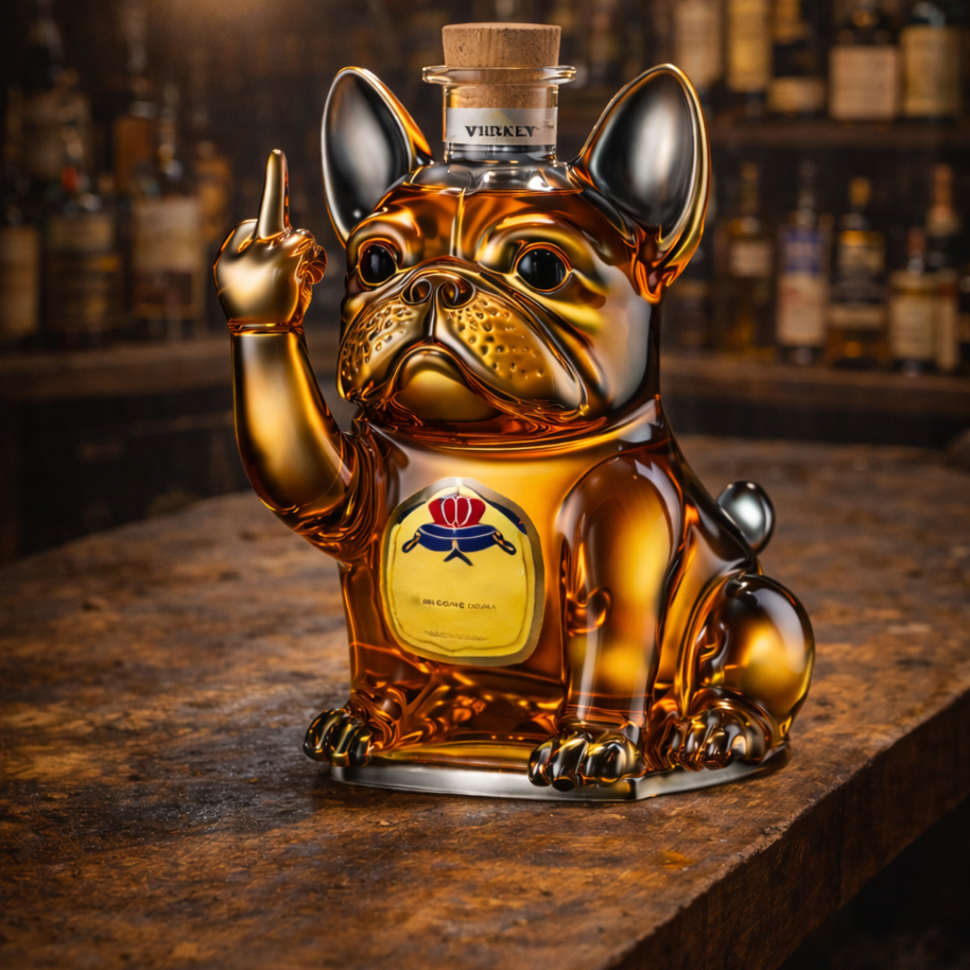 Bouteille de whisky - Édition Chien