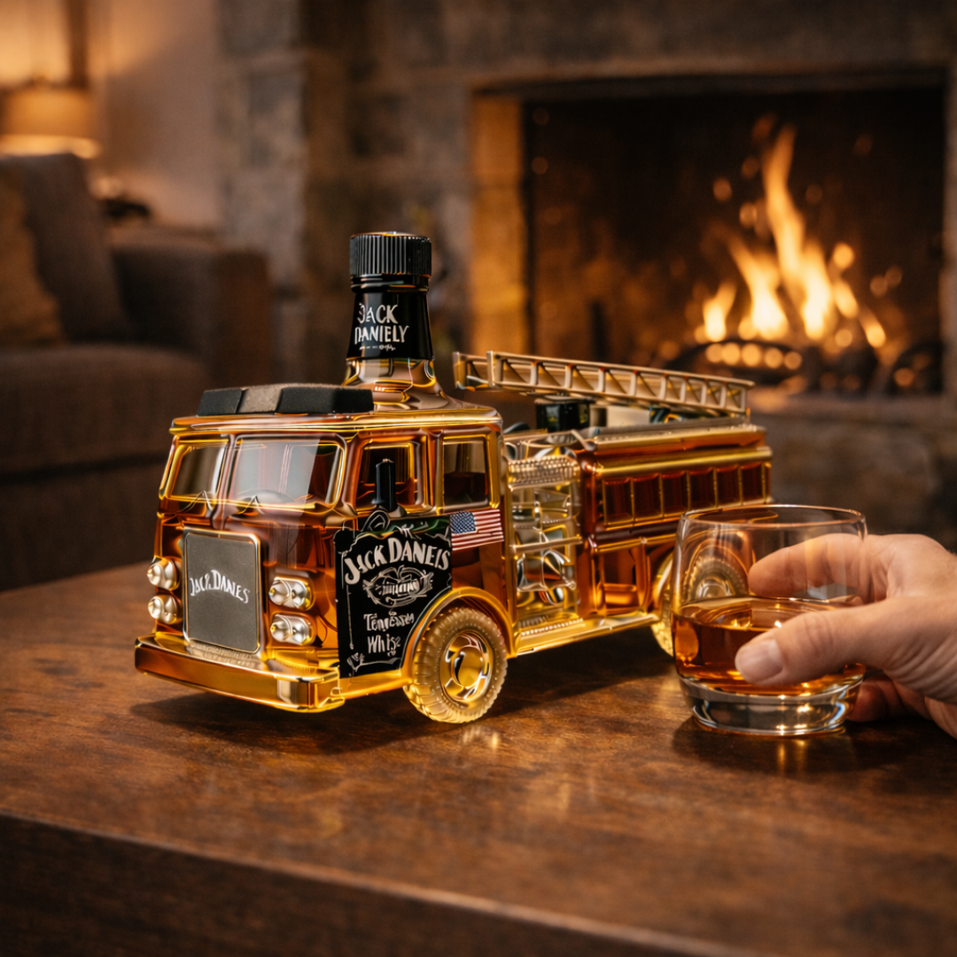 Bouteille de whisky Jack Daniel's - Édition Pompier
