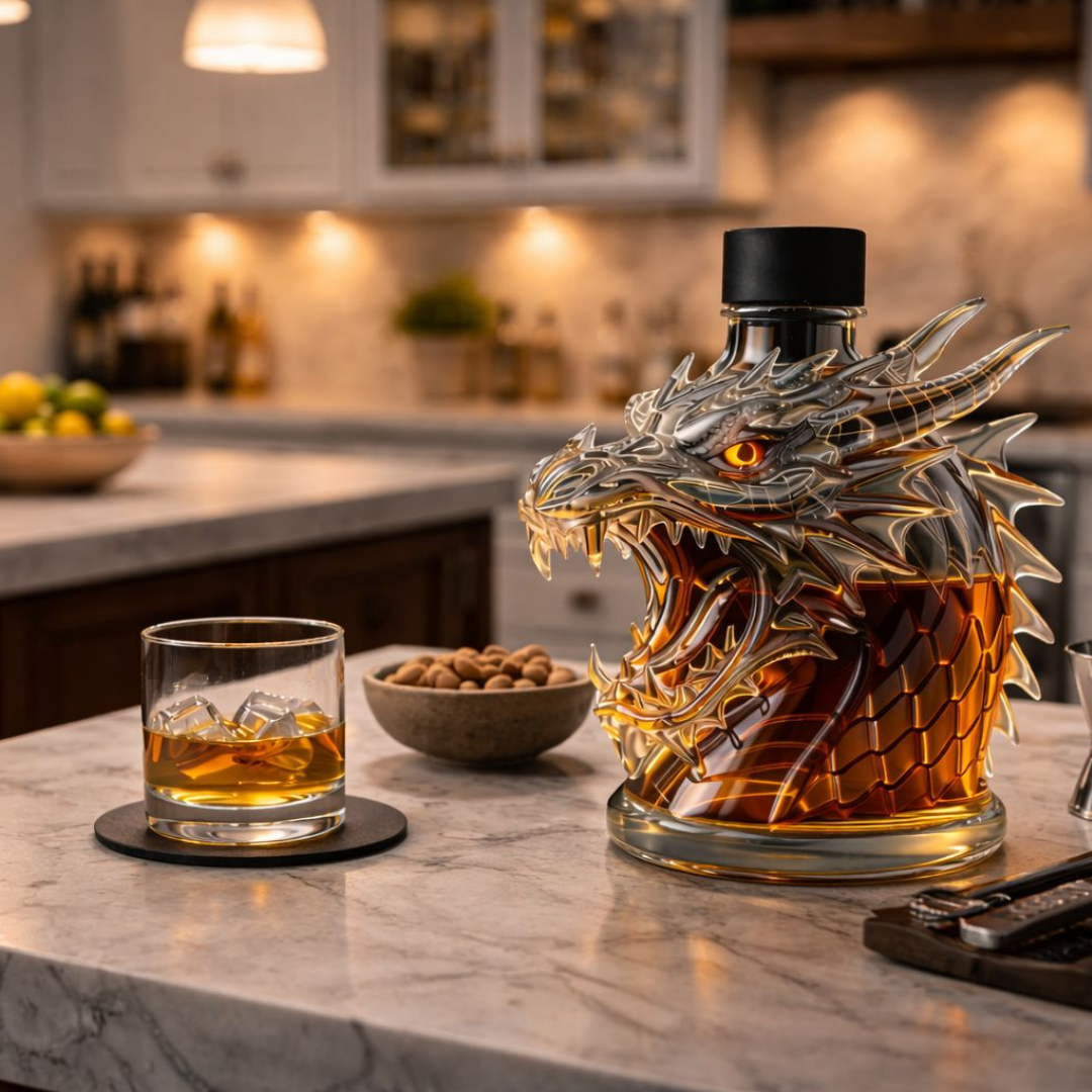 Bouteille de whisky - Édition Dragon