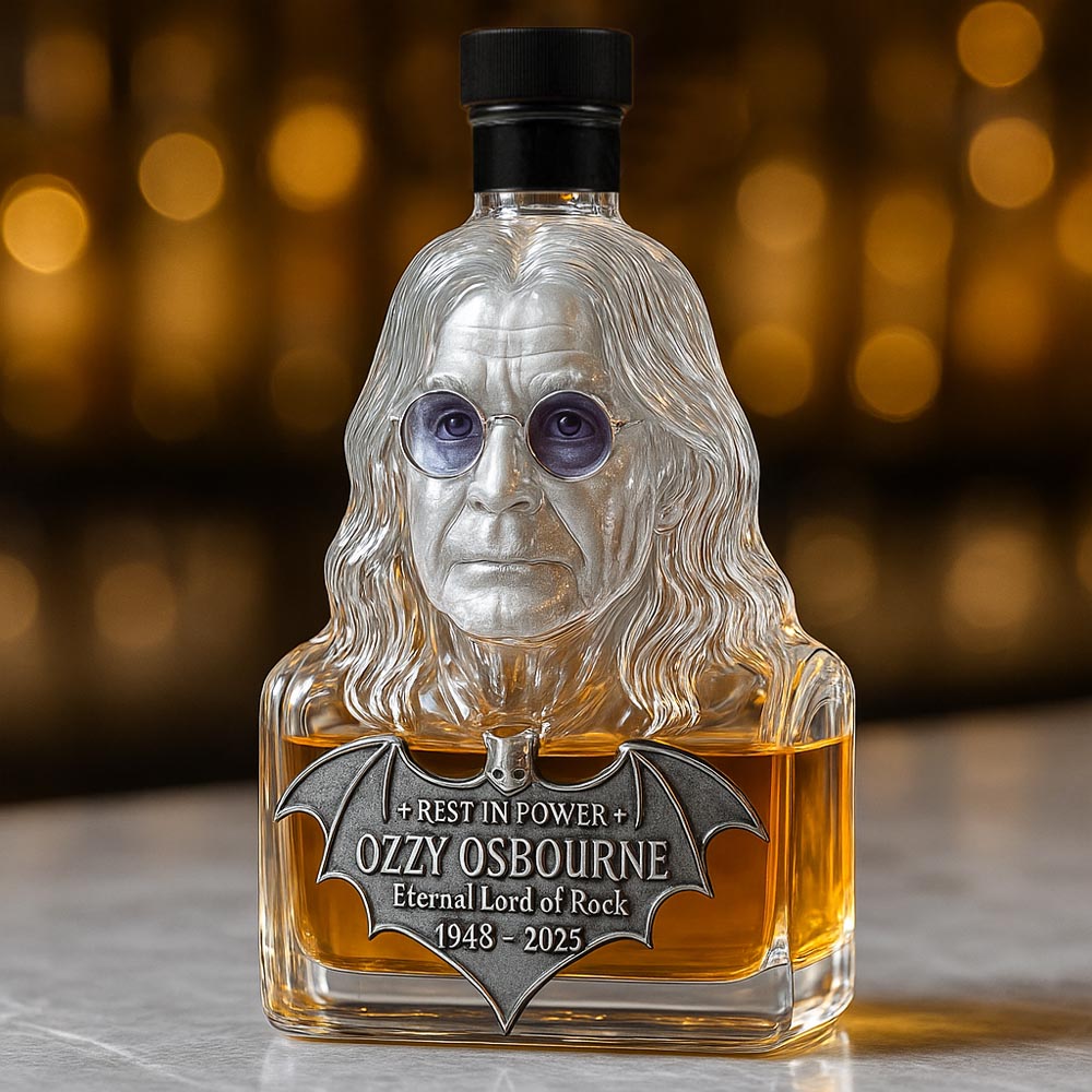 Bouteille scellée — bouteille de whisky en l'honneur d'Ozzy Osbourne