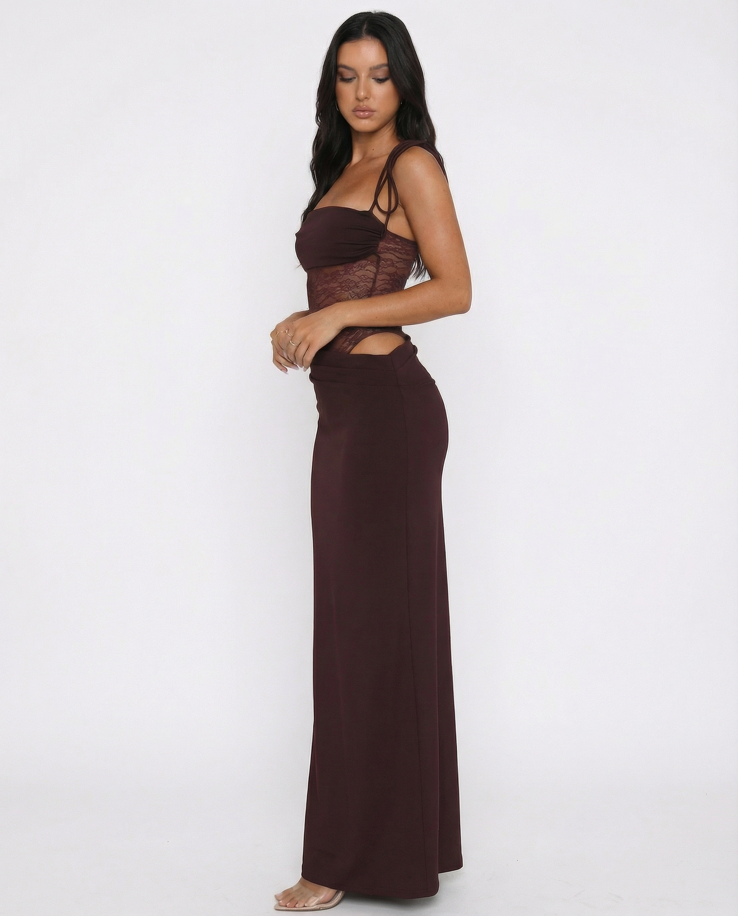ASTRID | Lace Panel Maxi