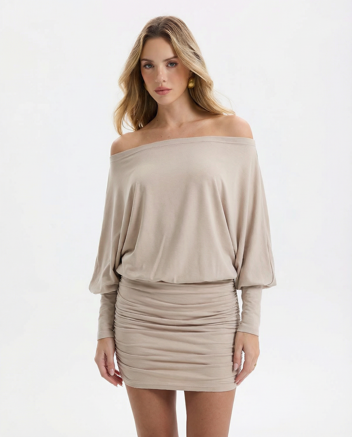 ASTRID | SOLA Ruched Mini Dress