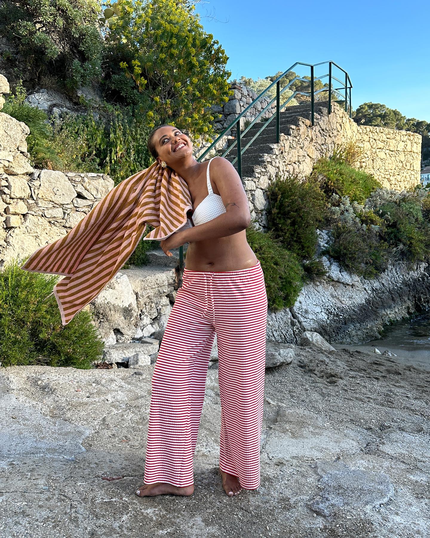 ASTRID | Striped Pants