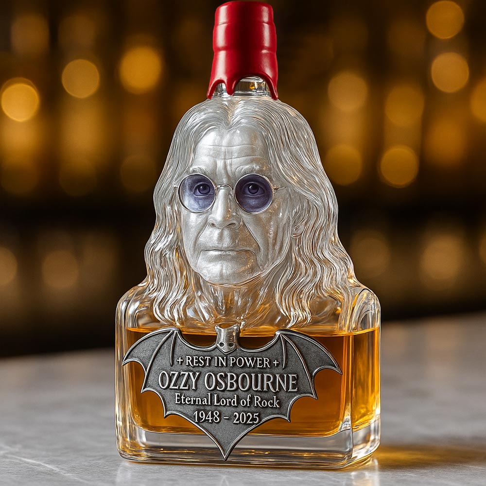 Bouteille scellée — bouteille de whisky en l'honneur d'Ozzy Osbourne
