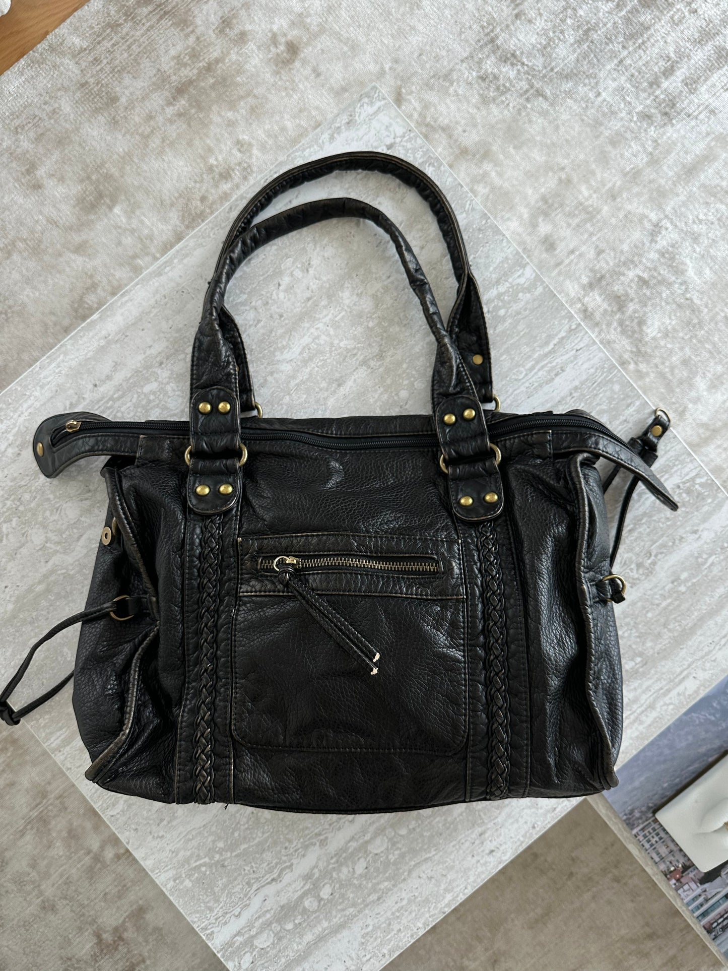 ASTRID | Vintage Weave Shoulder Bag