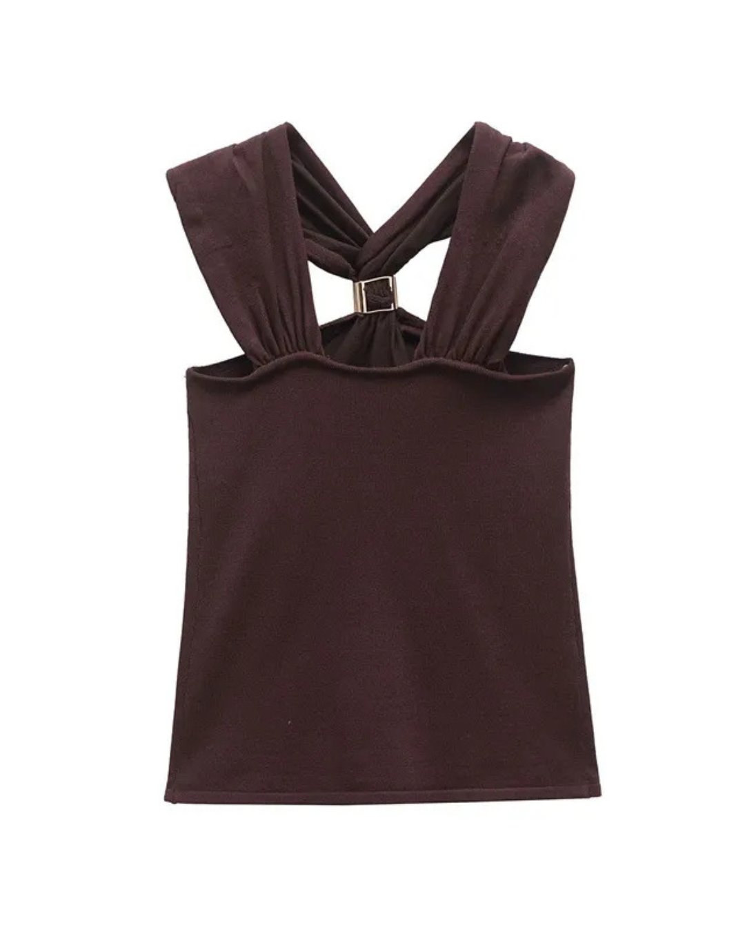 ASTRID | Mocha Halter Top