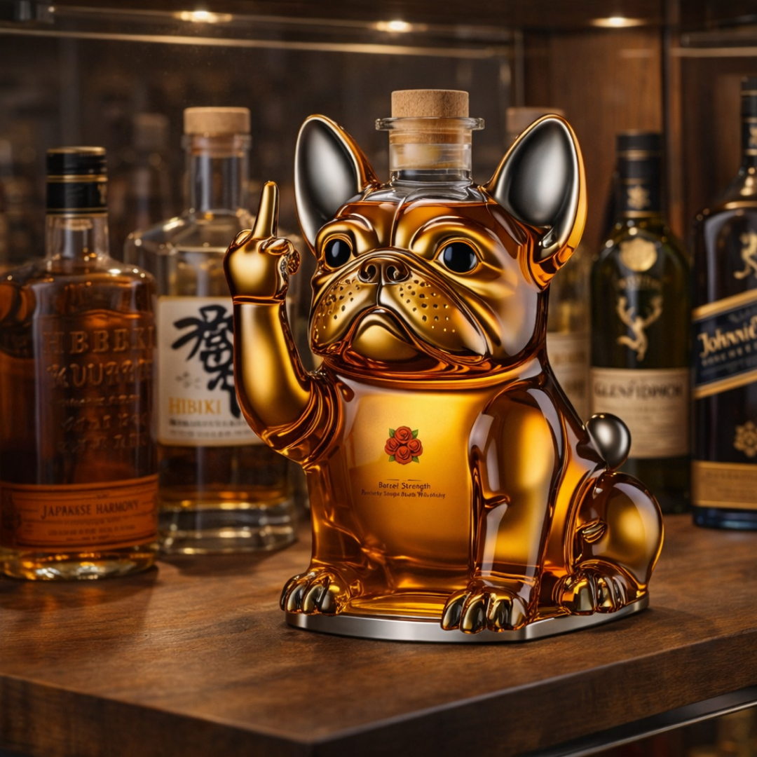 Bouteille de whisky - Édition Chien