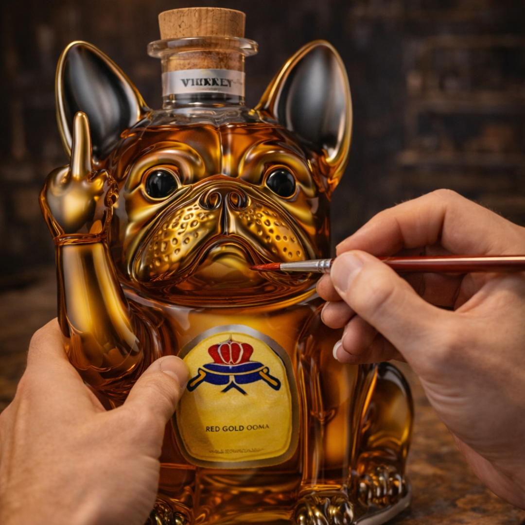 Bouteille de whisky - Édition Chien