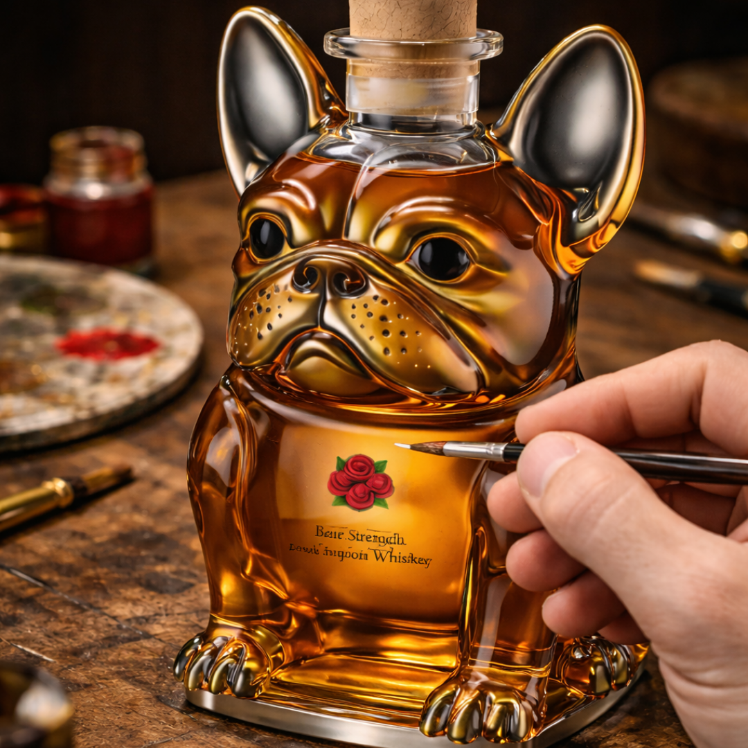 Bouteille de whisky - Édition Chien