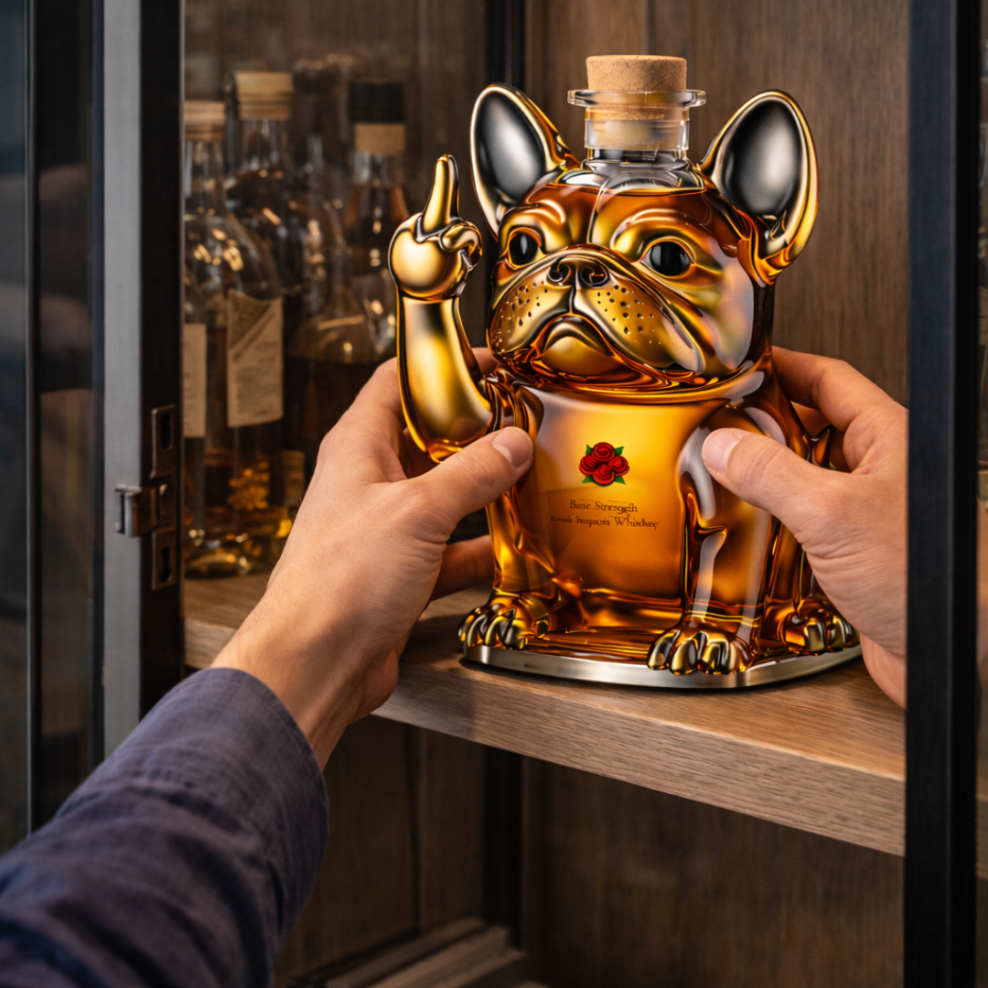 Bouteille de whisky - Édition Chien
