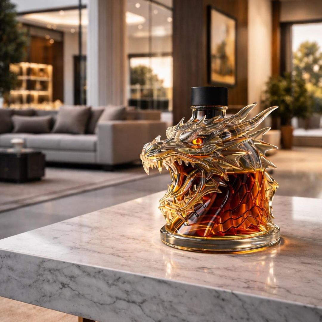 Bouteille de whisky - Édition Dragon