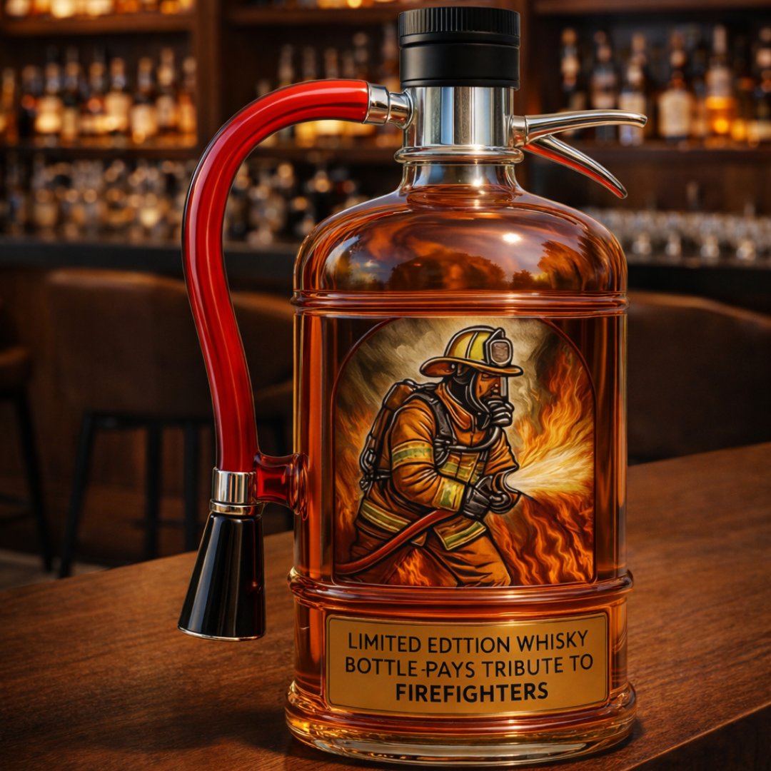 Bouteille de whisky - Édition Pompier