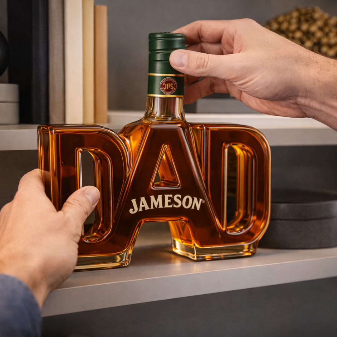 Bouteille de whisky Jack Daniel's - Édition Père