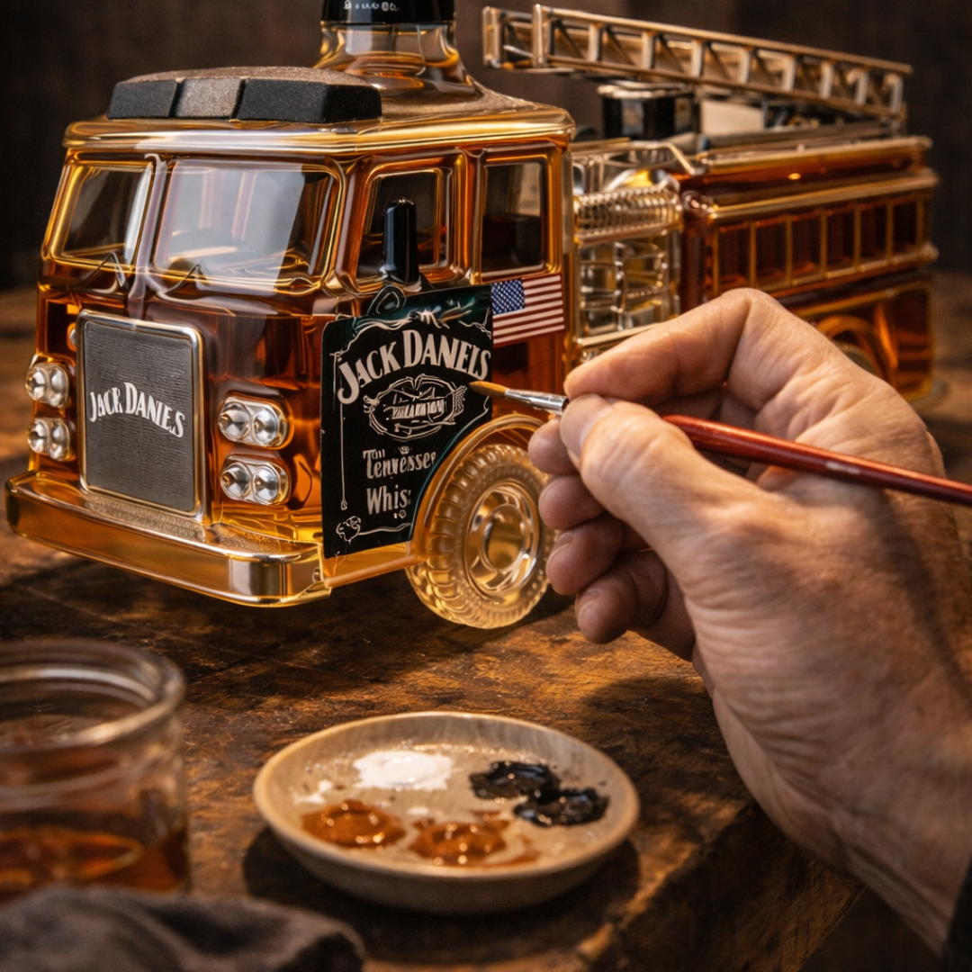 Bouteille de whisky Jack Daniel's - Édition Pompier