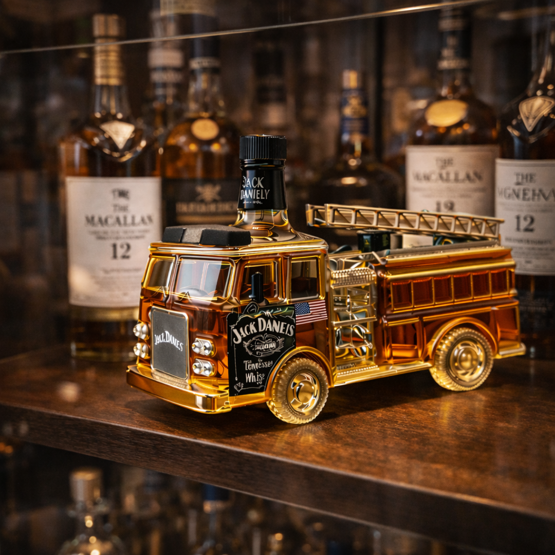 Bouteille de whisky Jack Daniel's - Édition Pompier