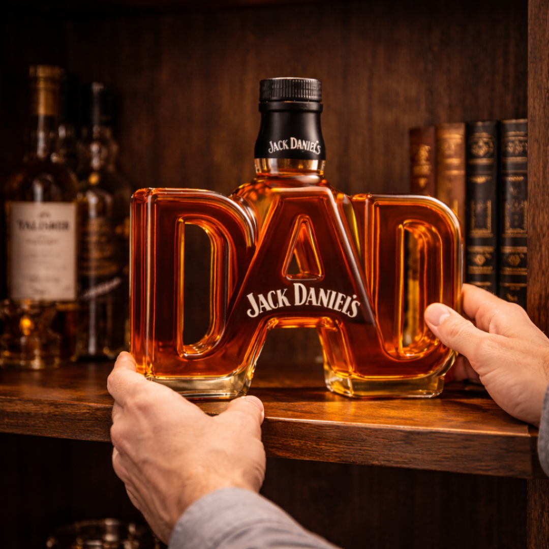 Bouteille de whisky Jack Daniel's - Édition Père