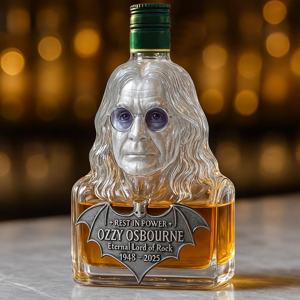 Bouteille scellée — bouteille de whisky en l'honneur d'Ozzy Osbourne