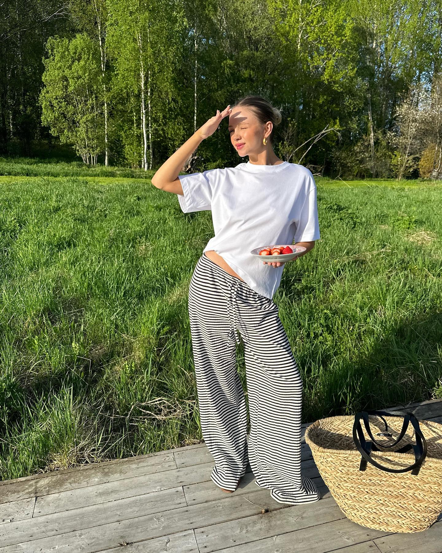ASTRID | Striped Pants