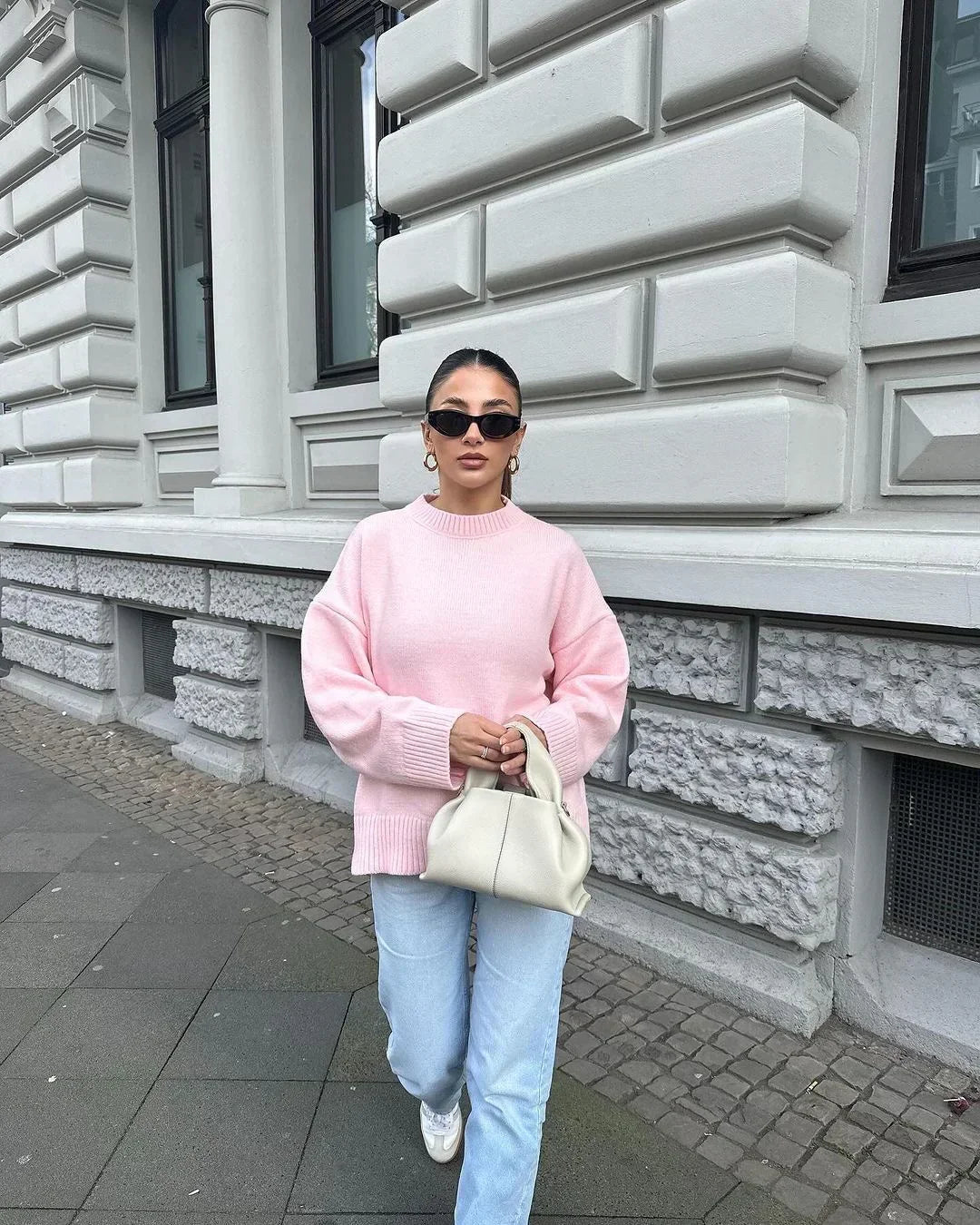 ASTRID | Pink Cozy Sweater