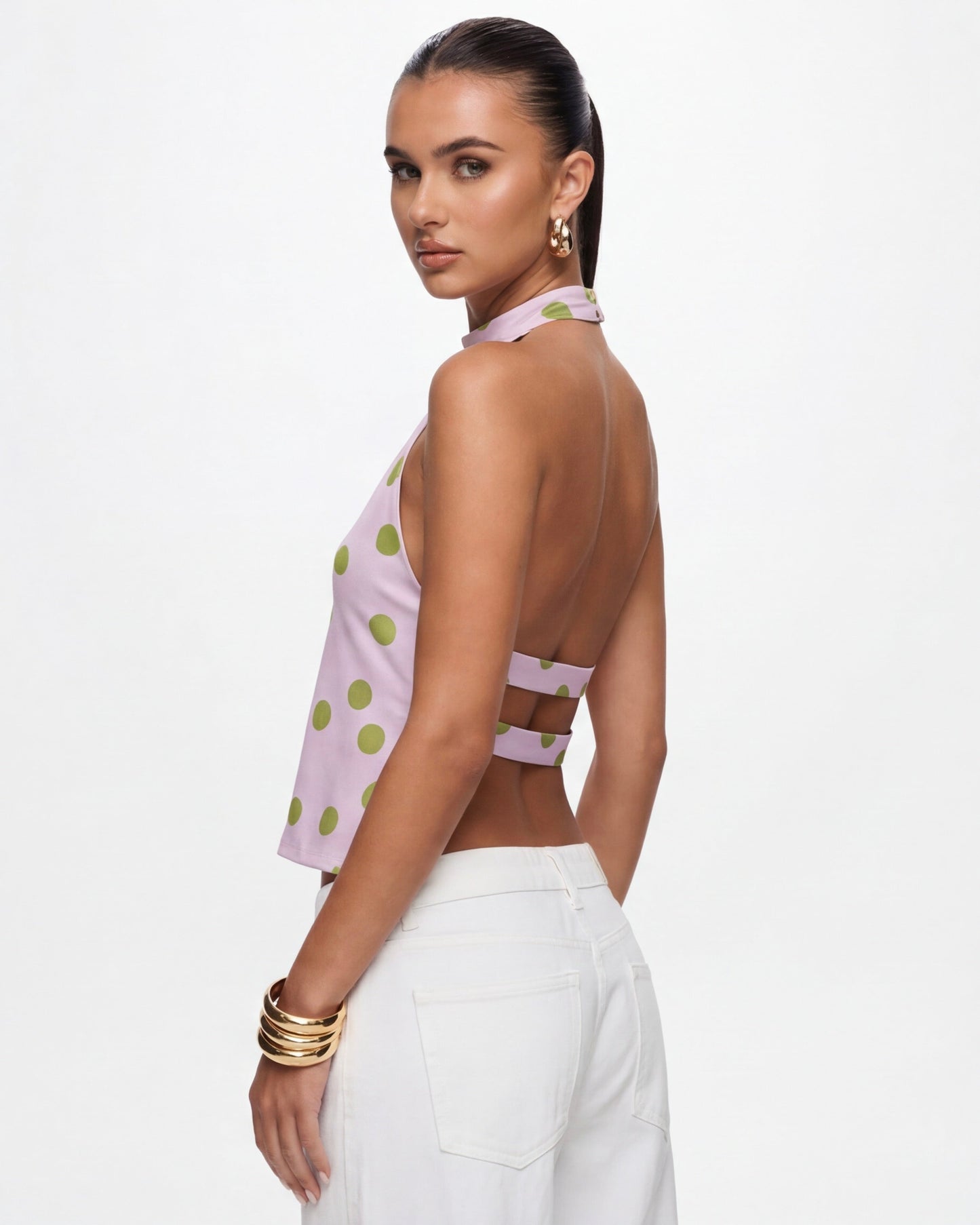 Haut halter Polka Muse