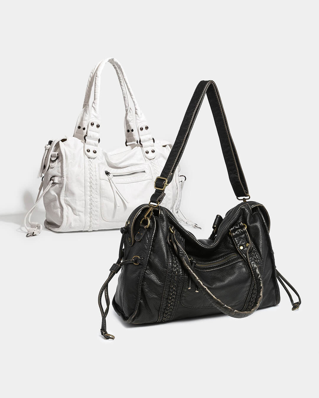 ASTRID | Vintage Weave Shoulder Bag